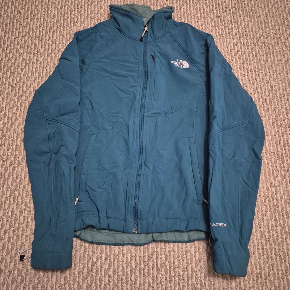 The North Face Apex Bionic Jacket Women's Size Small Blue Softshell Full Zip Up